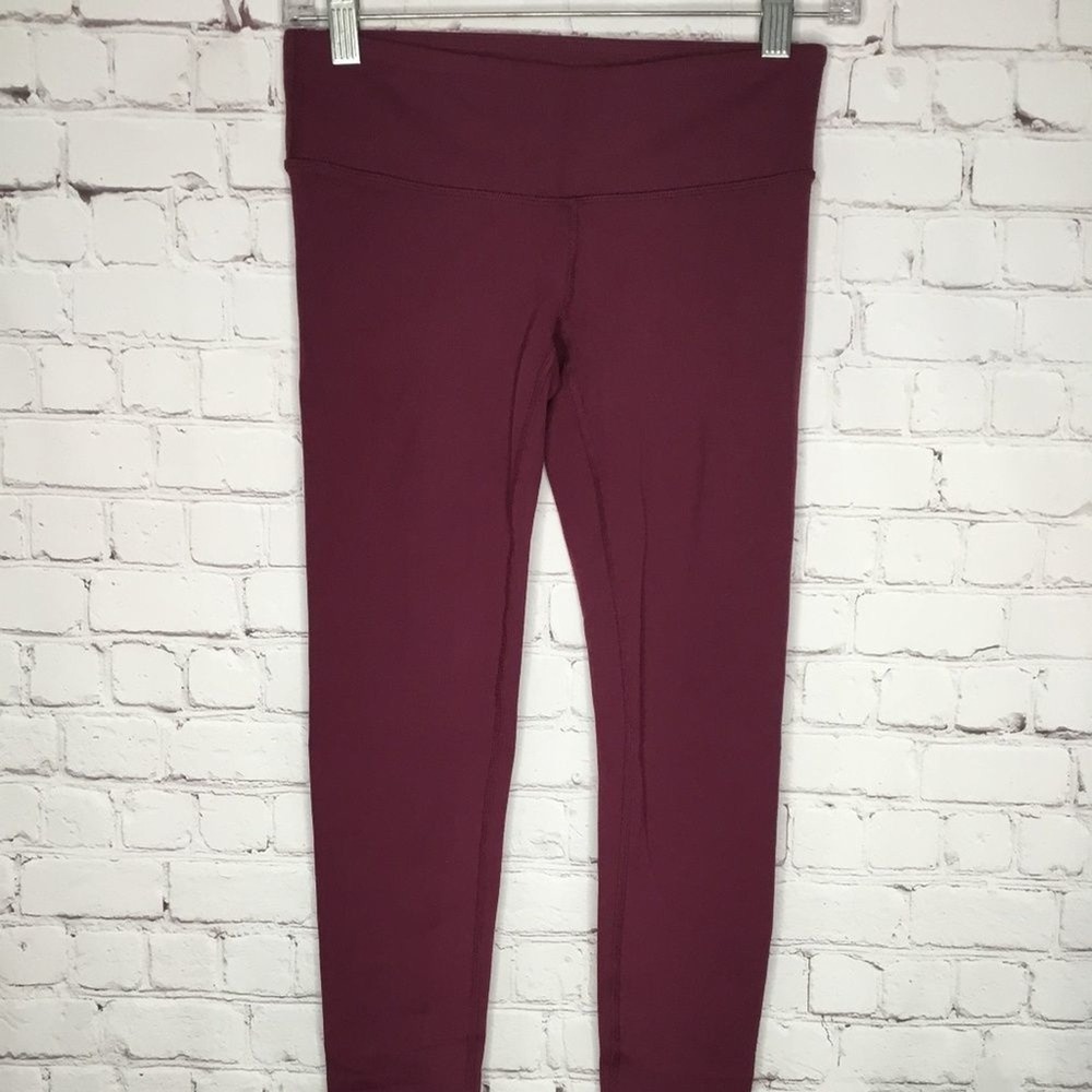 Alo Yoga High Waist Purple/Maroon Athletic WorkOut Leggings Women XS China